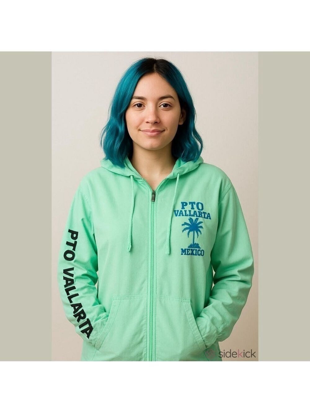 Mint Green Puerto Vallarta Mexico Jacket